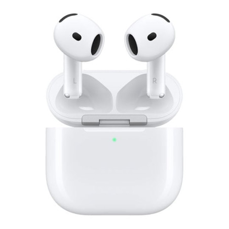 Auricolari apple airpods 4 con cancellazione attiva del rumore bianco