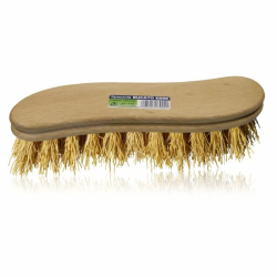 Spazzola bucato ippa 179 supporto legno fibre trebbia naturale 20cm
