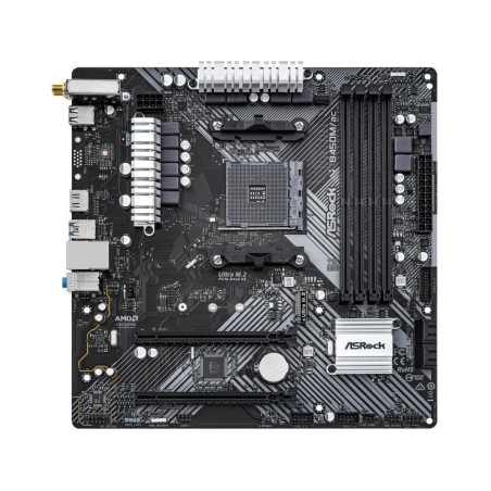 Scheda madre amd asrock b450m/ac r2.0 am4 atx 4xddr4 [b450m/ac r2.0]