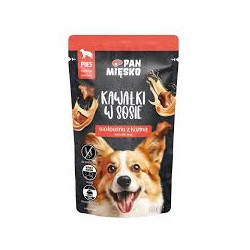 Cibo umido per cani pan miesko manzo con capra in salsa 150g