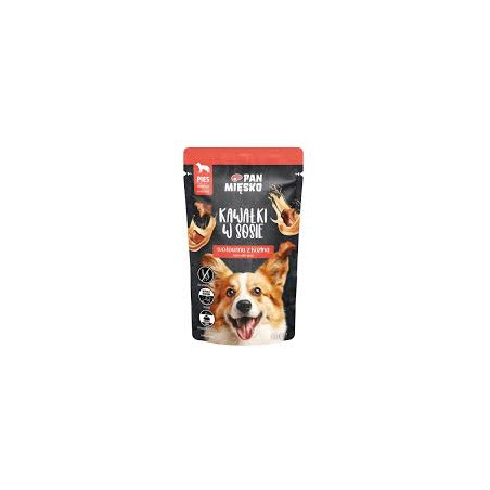 Cibo umido per cani pan miesko manzo con capra in salsa 150g