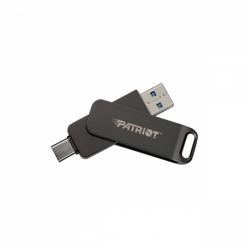 Pen drive 32gb patriot rage r550 usb 3.2/usb-c nero [sgpatc032000001]