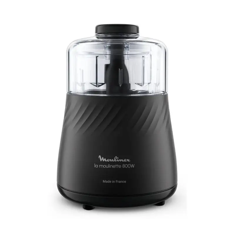 Tritatutto moulinex dp7108 elettrico 0.5l 800 w nero/trasparente