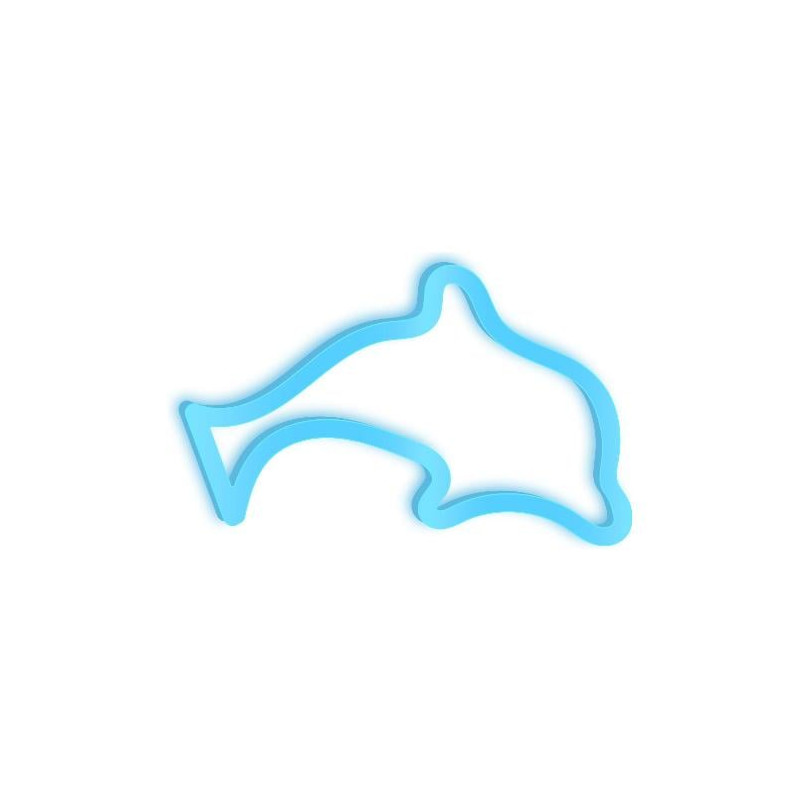 Sagoma luminosa t-tex tsl-ns-dp serie neon delfino lampada