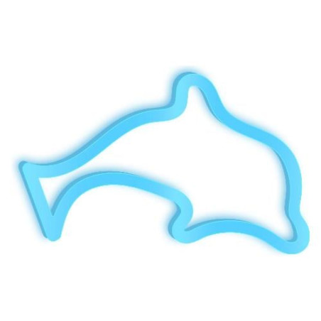 Sagoma luminosa t-tex tsl-ns-dp serie neon delfino lampada