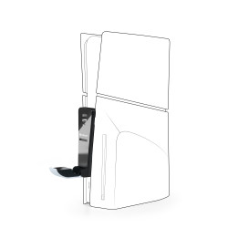 Base controller nacon per console slim ps5 + hub usb nero