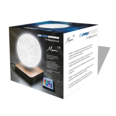 Lampada a levitazione diprogress dp-moon-14 bianco