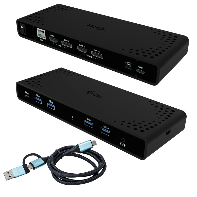 Docking station i-tec per notebook 85w usb 3.0 tipo-c nero