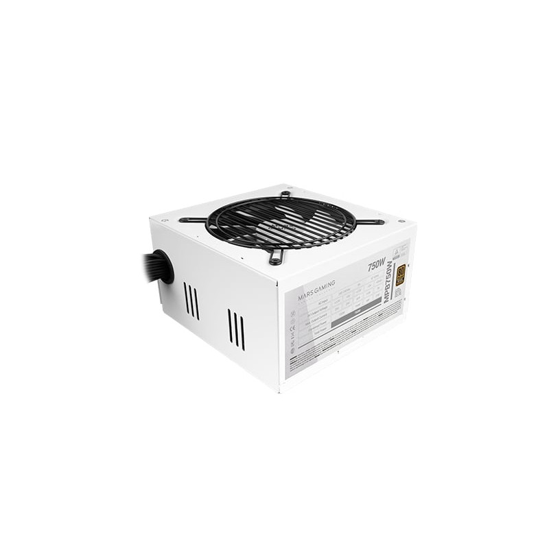 Alimentatore 750w mars gaming mpb750 80+ bronze bianco