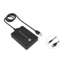 Hub conceptronic usb 3.0 tipo-a 4 porte nero [hubbies11b]