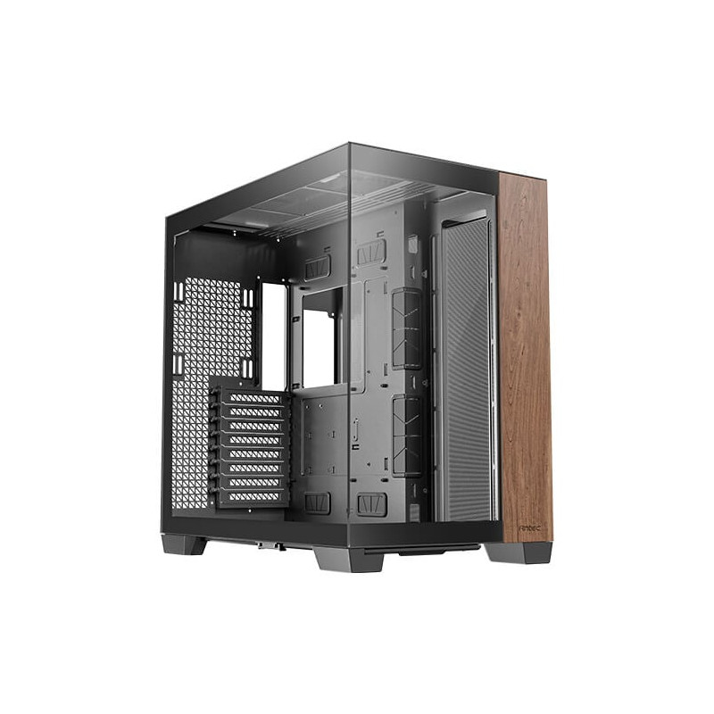 Caso antec c8 wood full tower atx/matx legno/nero [0-761345-10079-3]