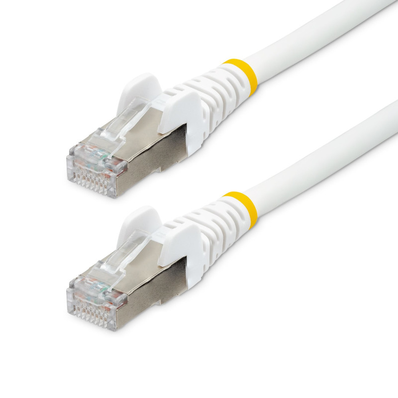 Cavo di rete ethernet startech.com cat6a lszh s/ftp 1m bianco [nlwh-1m-cat6a-patch]