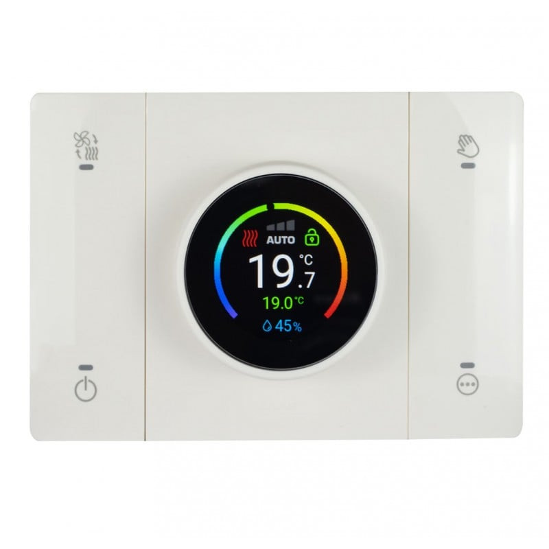 Cronotermostato ave whitek t44 wifi bianco