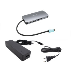 Docking station i-tec 100w per notebook usb 3.2 tipo-c grigio