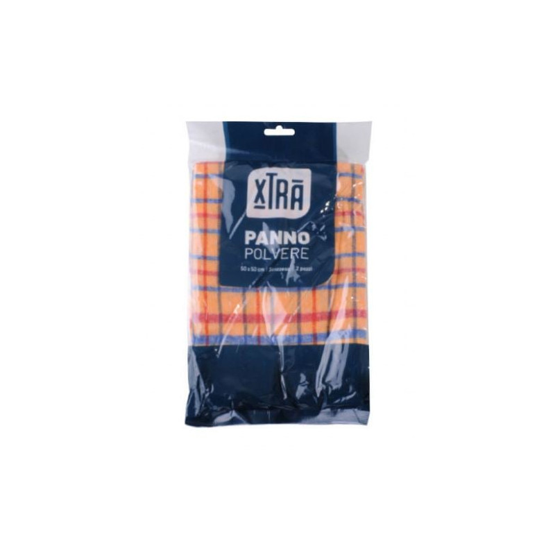 Panno polvere scozzese xtra 11759 50x50cm multicolore 2pz