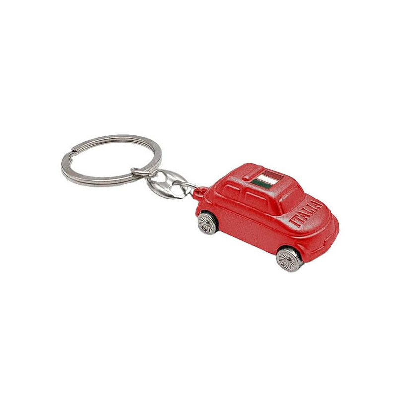 Portachiavi anello duemme macchinina 500 multicolore 12pz [15342h]