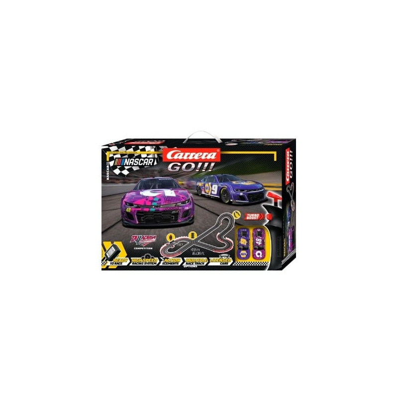 Carrera go concorso nascar talladega 1/43 multicolore [20062582]