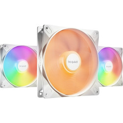 Set ventole be quiet light wings lx pwm per case 140mm bianco 3pz