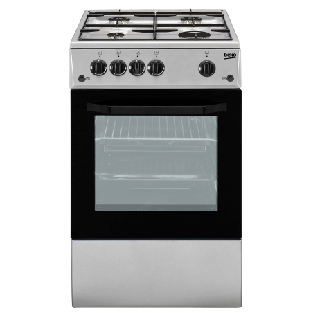 Cucina a gas beko csg42011fs piano cottura a gas 4 fuochi argento
