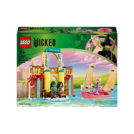 Lego wicked 75681 glinda, elphaba e nessarose alla shiz university