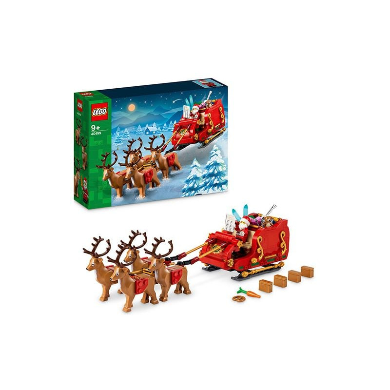 Lego 40499 la slitta di babbo natale 338pz multicolore [40499]