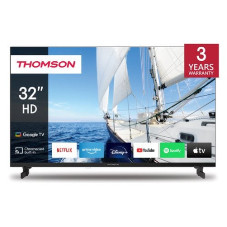 Tv led 32" thomson 32hg2s14 hd 1366x768p/smart tv/classe e/nero