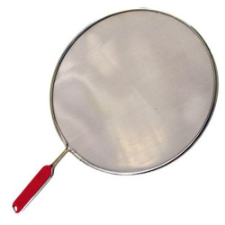 Paraschizzi xtra 11605 25cm in acciaio inox 18/10cm con manico in