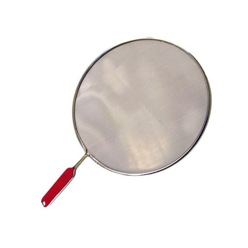 Paraschizzi xtra 11605 25cm in acciaio inox 18/10cm con manico in