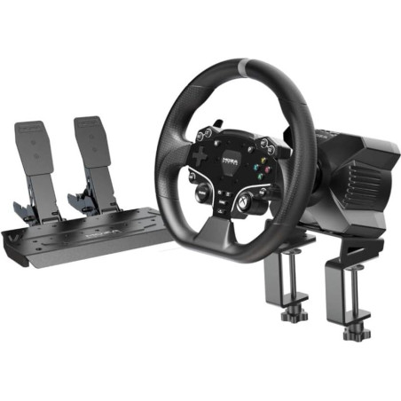 Volante moza racing r3 bundle rs053 con pedali per pc/xbox cablato