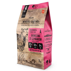 Mangime wiejska zagroda feed agnello con spinaci per cani 2kg