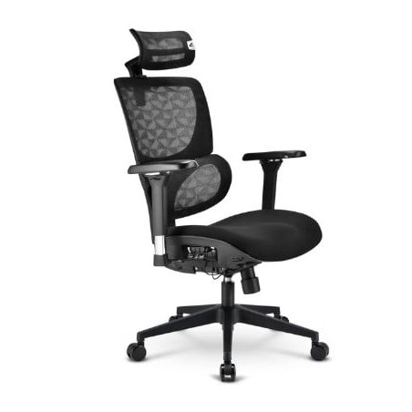 Sedia da ufficio sharkoon officepal c40 nero [4044951041411]