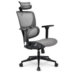 Sedia da ufficio sharkoon officepal c40m grigio [4044951041428]