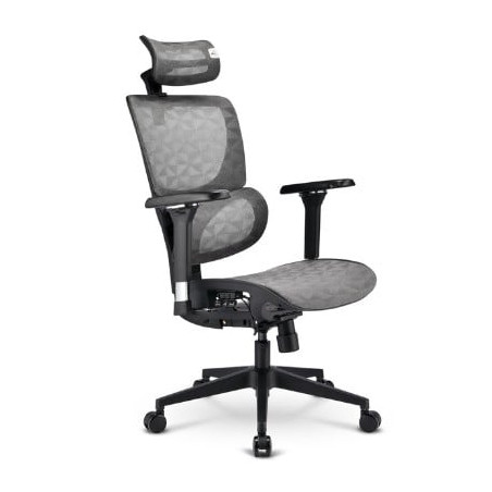 Sedia da ufficio sharkoon officepal c40m grigio [4044951041428]
