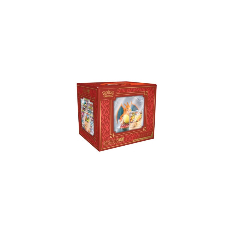 Gioco di carte amigo pokemon collezione charizard-ex super premium