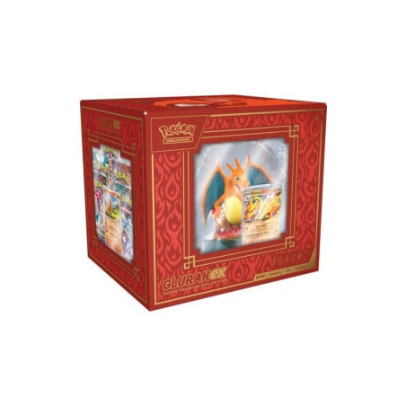 Gioco di carte amigo pokemon collezione charizard-ex super premium