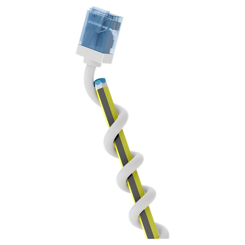 Cavo di rete goobay u/utp cat.6a awg32 0.5m bianco [74285]