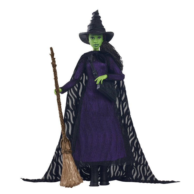 Bambola mattel wicked deluxe elphaba multicolore [hxy38]