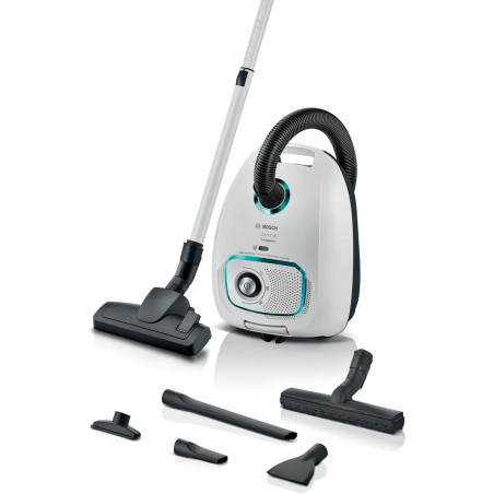 Aspirapolvere bosch bgb41hyg1h prohygienic con sacchetto bianco/nero