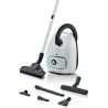 Aspirapolvere bosch bgb41hyg1h prohygienic con sacchetto bianco/nero