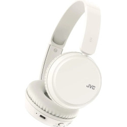Cuffie jvc ha-z37w-w wireless/bluetooth per musica con microfono