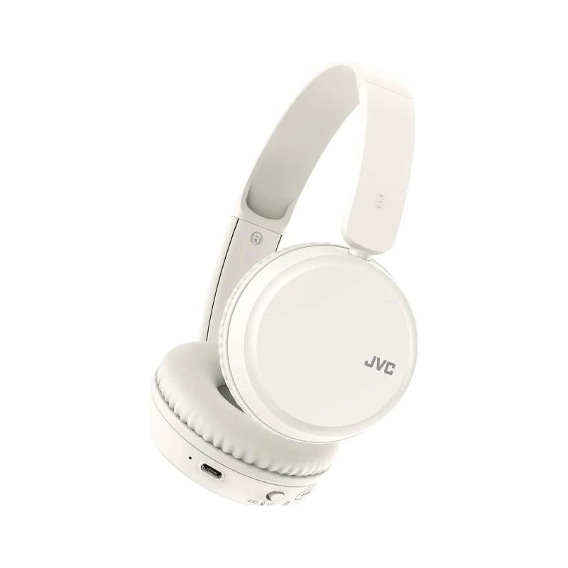 Cuffie jvc ha-z37w-w wireless/bluetooth per musica con microfono