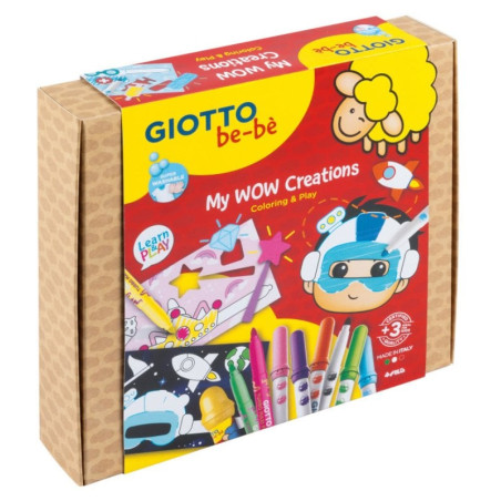 Set da gioco giotto be-be' creativo my wow creations multicolore