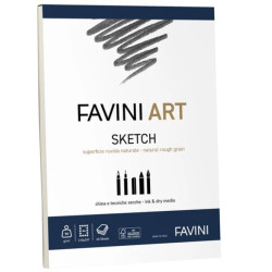 Album collato favini art sketch 21x29.7cm 40fogli bianco [a420454]