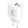 Caricatore atlantis land con 1xusb 20w bianco [p008-pd20gn-2u]