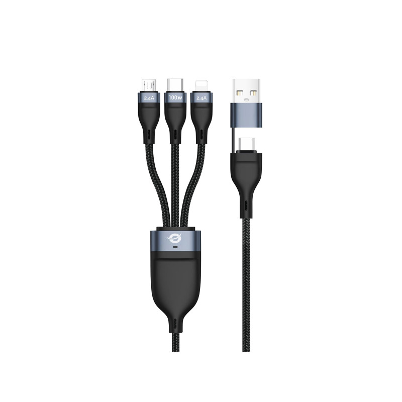 Cavo usb conceptronic fast 3in1 1.5m nero [etta06b15]