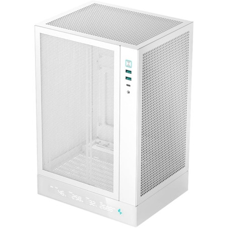 Case deepcool ch170 digitale mini tower itx bianco [r-ch170-whnpi0d-g-1]