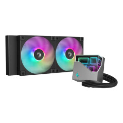 Dissipatore cpu a liquido deepcool lt240 argb/240mm/nero [r-lt240-bkamnc-g-1]