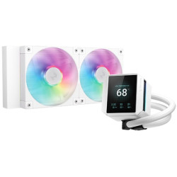 Dissipatore cpu a liquido deepcool mystique 240 rgb bianco [r-lx240-whdsnmcp-g-1]