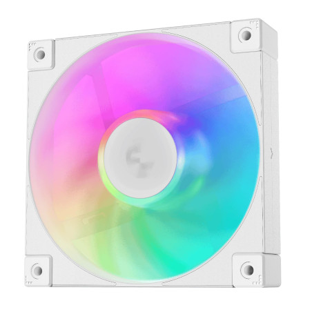 Ventola 120x120 deepcool fd12 rgb bianco [r-fd12-whapn1-g]