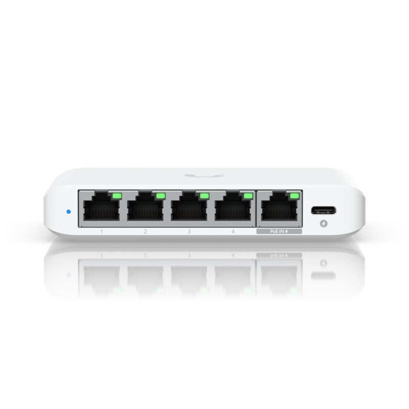 Switch ubiquiti usw-flex-2.5g-5 gestito 5 porte ethernet